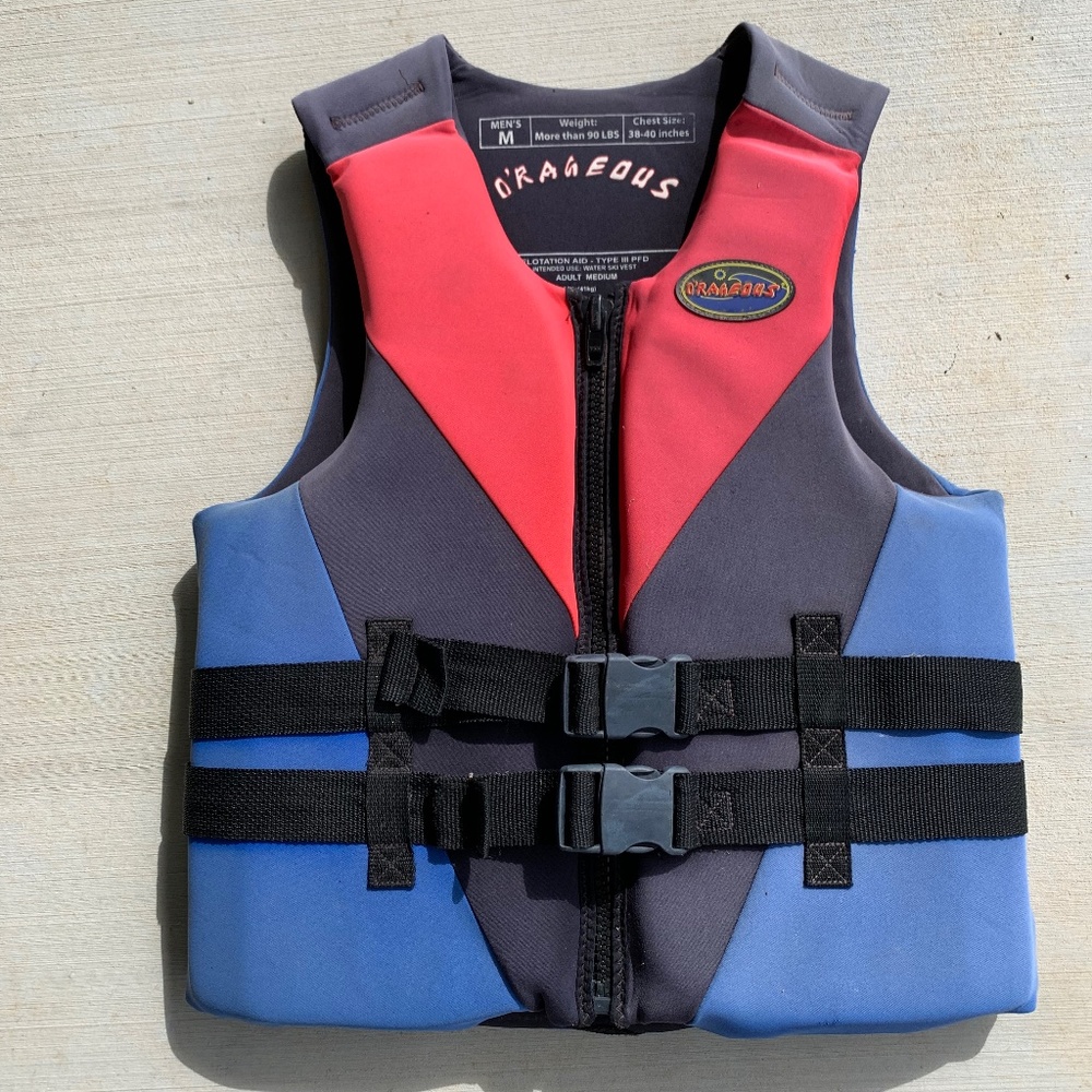 O'rageous Adult Medium Size Life Vest
